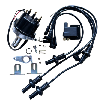 elektronisches Zündungs-Komplettset Zündanlage VW Käfer / Bus T1 T2 Typ 1 Motor (1200-1600cc) | elektronischer Zündverteiler Zündspule, Kabel, Kerzen |  MSD-Style 8485